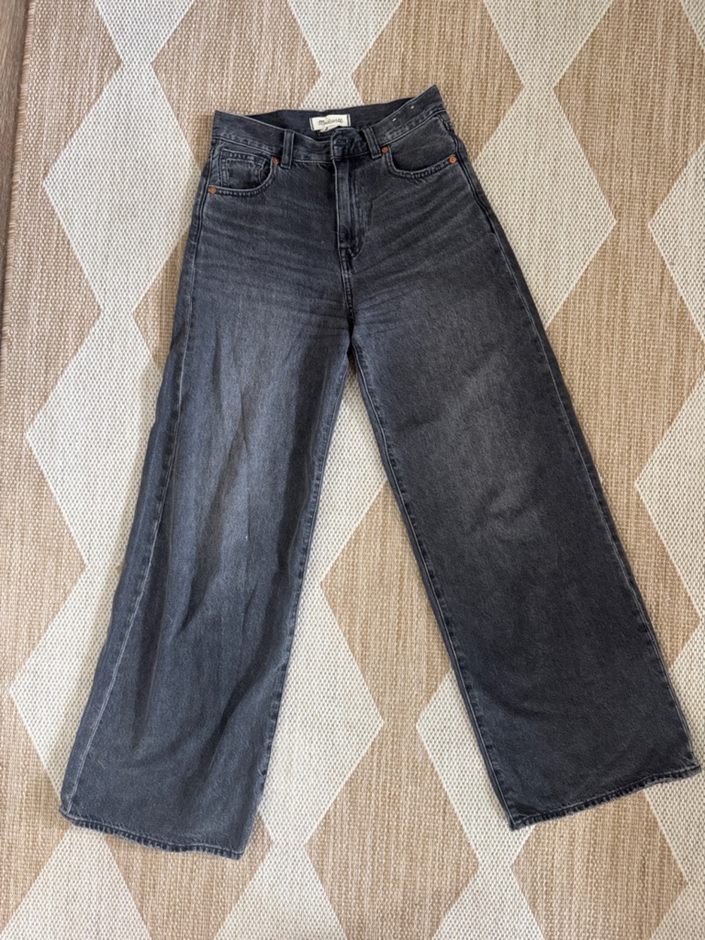 MADEWELL SIZE 24 super wide leg jeans